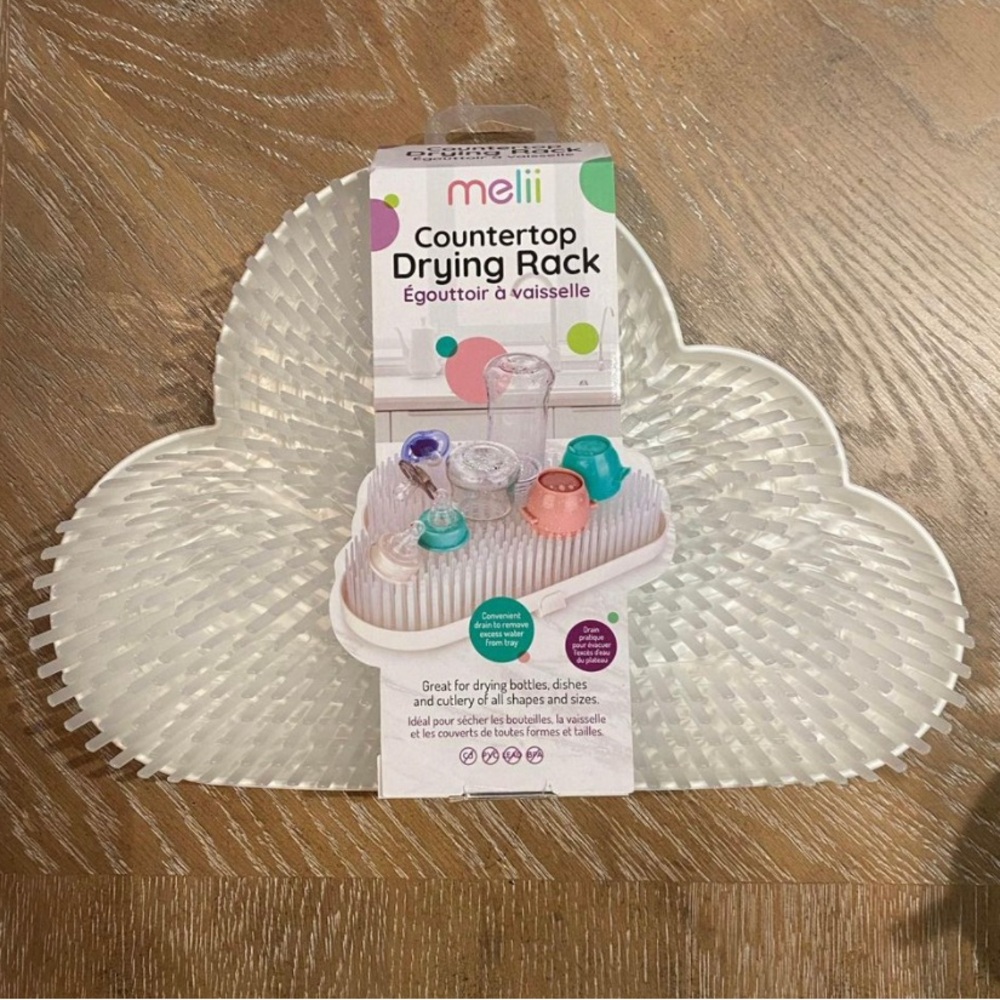 NEW Melii Cloud Countertop Baby Bottle Drying Rack